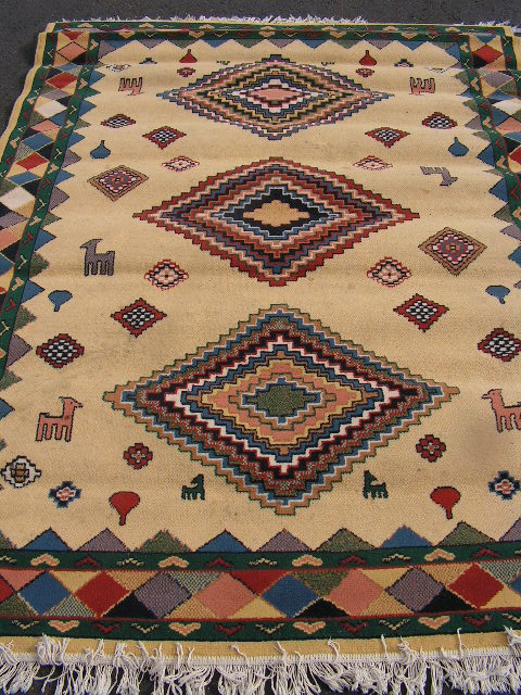 RUG #017, Cream Mexican 2.3m x 1.7m